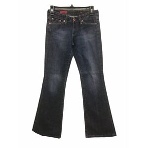 AG Adriano Goldschmied The Club Flare Jeans Womens Dark Wash‎ Size 25 Low Rise